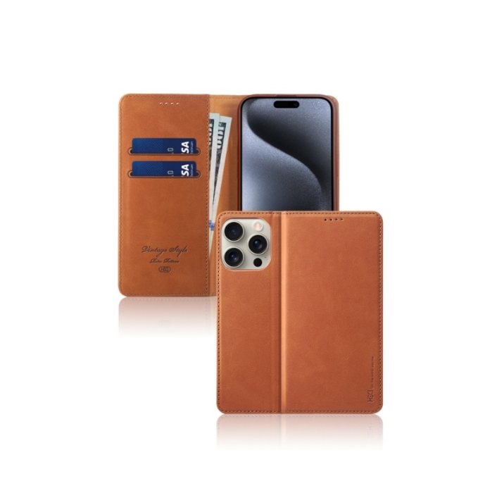 Ümbris kaanega HDD Magnetic Wallet Case Samsung A56 5G (must)