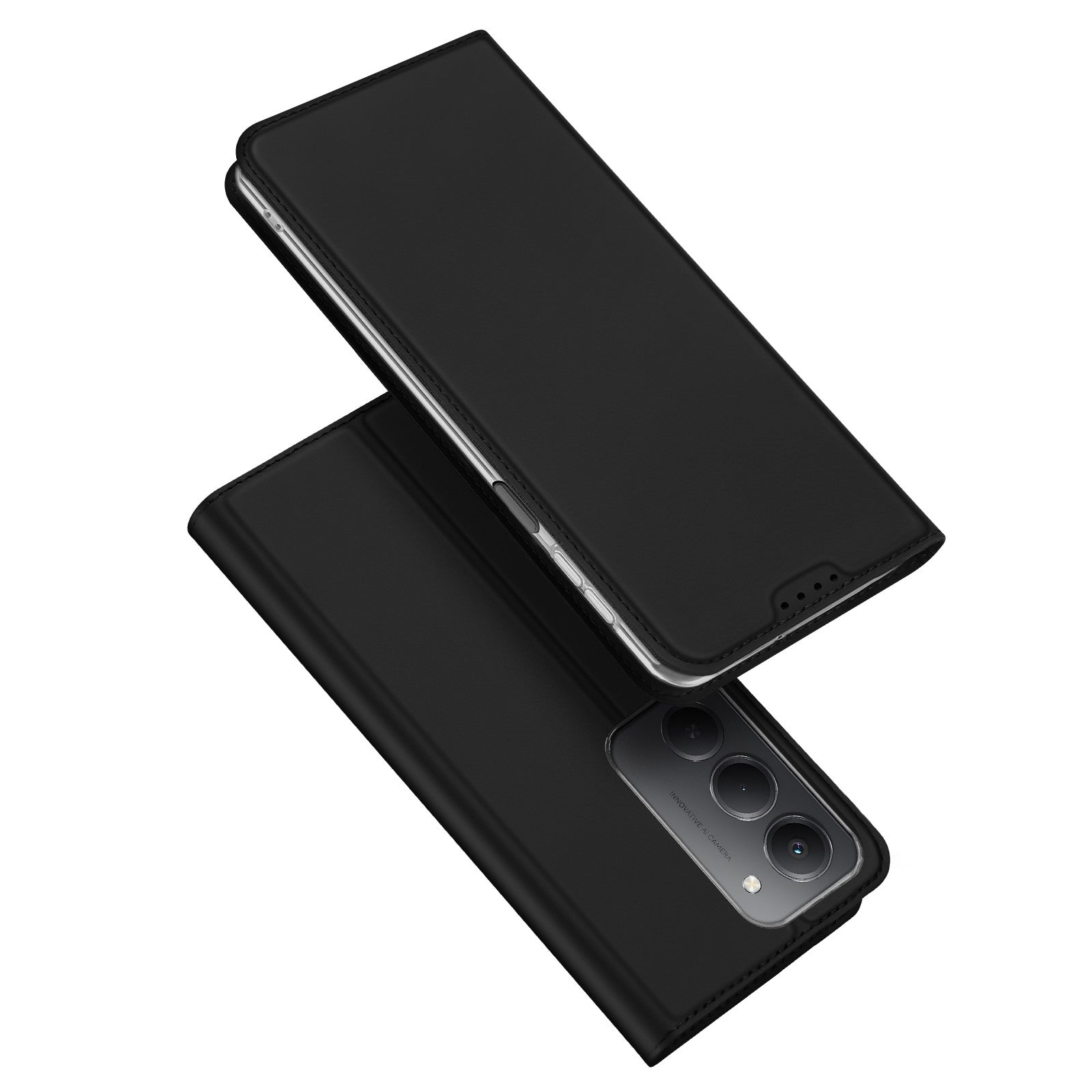 Ümbris kaanega Dux Ducis Skin Pro Xiaomi Redmi 15 4G / Redmi 15 5G (must)