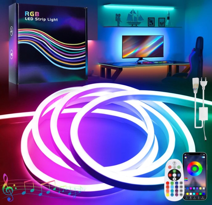 RGB LED valgusriba BAGZY 2M (pult ja rakendus)