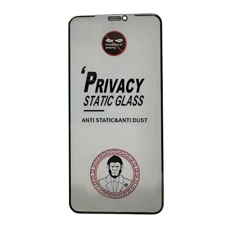 Kaitseklaas "Mr. Monkey Anti-Static Privacy" Full Glue iPhone 14 Pro (must)