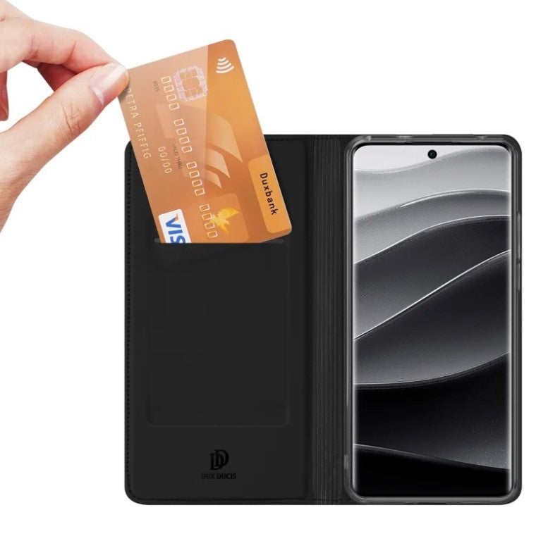 Ümbris kaanega Dux Ducis Skin Pro Xiaomi Redmi Note 14 Pro Plus 5G (must)
