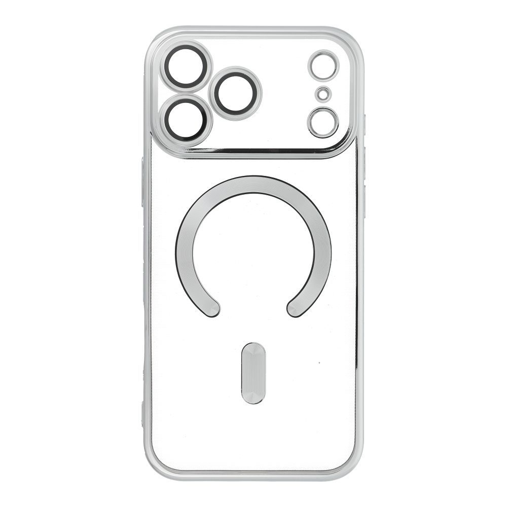 Ümbris MagSafe Electro Mag iPhone 17 Pro Max (läbipaistev / hõbe)
