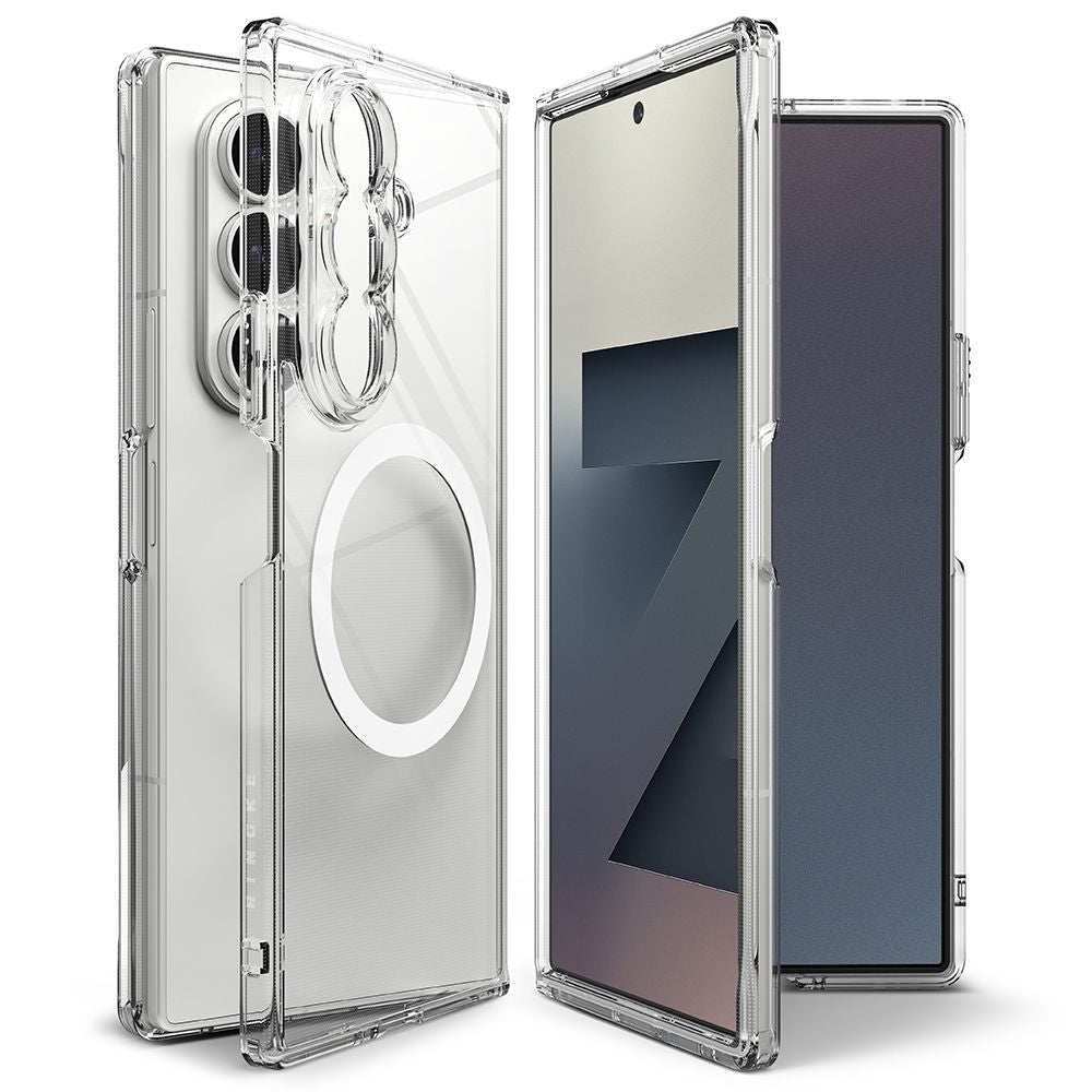 Ümbris Ringke Fusion Magnetic MagSafe Samsung Galaxy Z Fold 7 (läbipaistev)