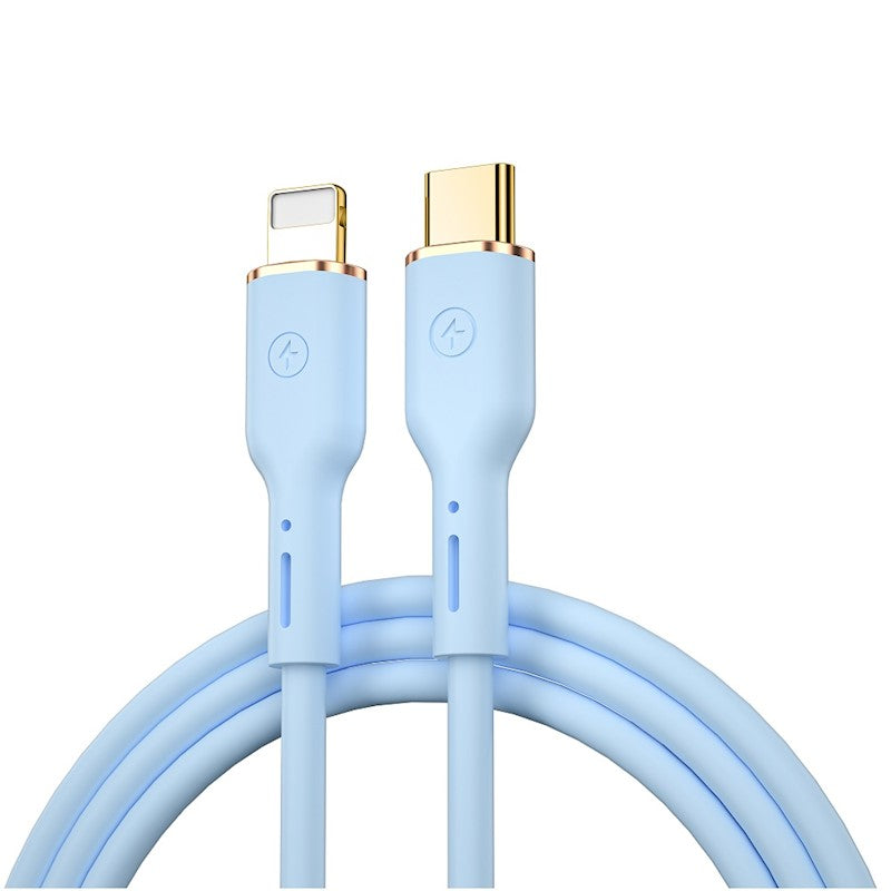 Juhe WIWU YQ01 USB-C - Lightning 30W 1,2m (helesinine)