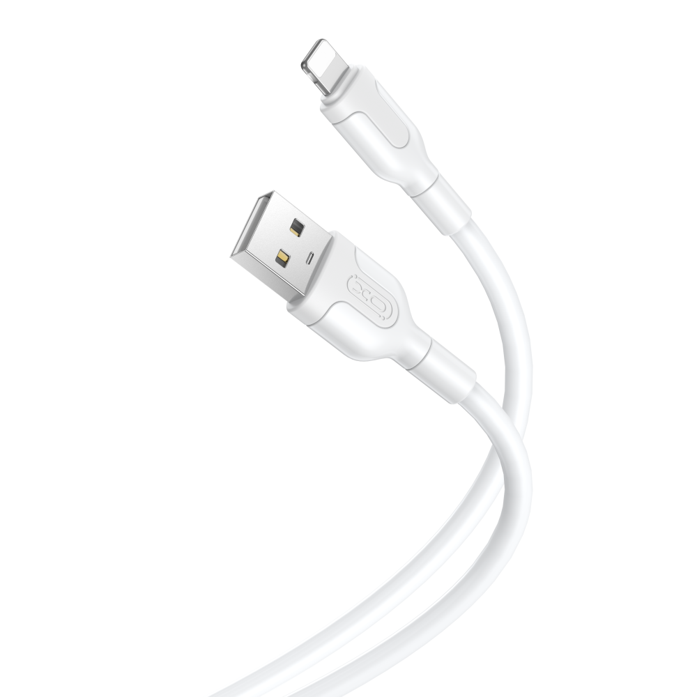 Juhe XO NB212 USB - Lightning 2,1A 1M (valge)