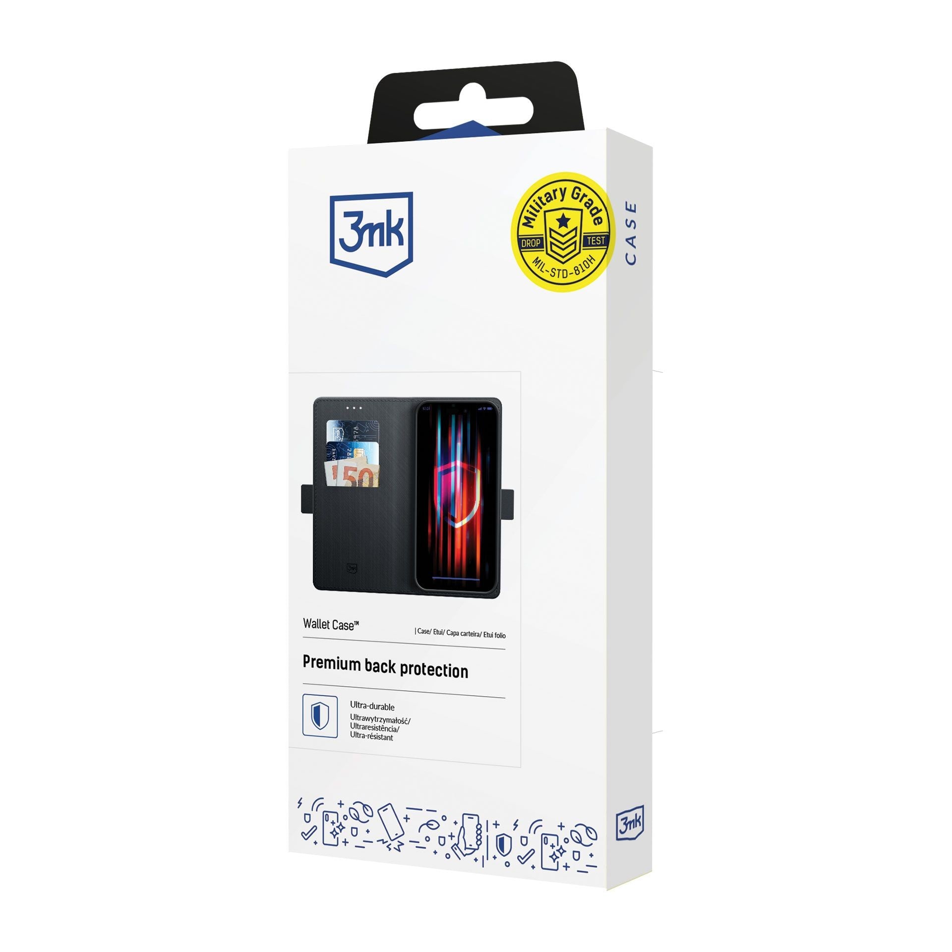 Ümbris kaanega 3mk Wallet Xiaomi Redmi 15 4G / Redmi 15 5G (must)