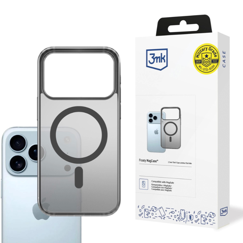 Silikoon 3mk Frosty MagCase Apple iPhone 17 Pro Max (must)