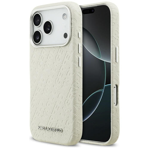 Karl Lagerfeld FW Stamped Karl MagSafe Case iPhone 17 Pro Max (beez)