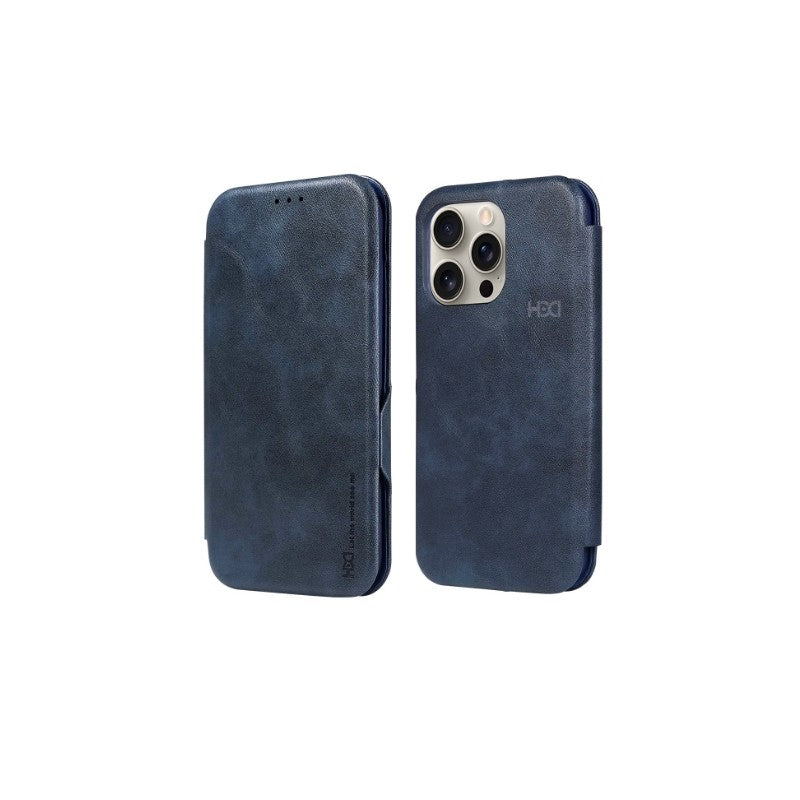 Ümbris kaanega HDD Classic Wallet Case Samsung A566 A56 5G (tumesinine)