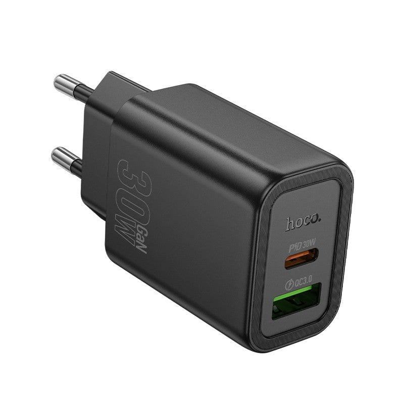 Adapter Hoco Hoco N63 30W GaN USB-C / USB-A (must)