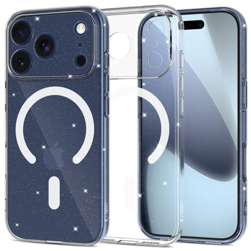 Ümbris Tech-Protect FlexAir Hybrid MagSafe iPhone 16e (läbipaistev / sädelev)
