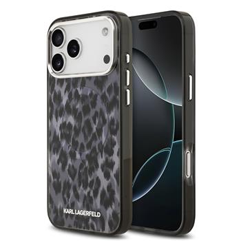 Karl Lagerfeld IML Leopard Pattern MagSafe Case for iPhone 17 Pro Max (must)