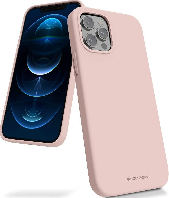 Silikoon Mercury Silicone iPhone 16e (heleroosa)