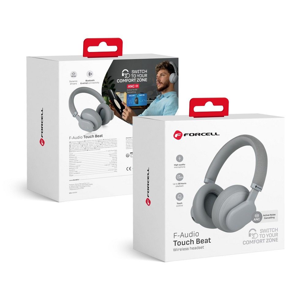 Bluetooth Kõrvaklapid Forcell F-Audio Touch Beat ANC (hall)