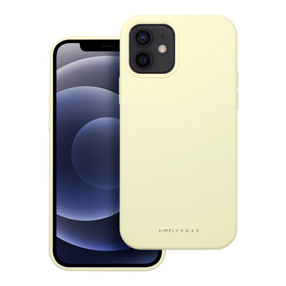 Silikoon Roar Cloud Skin iPhone 15 Pro (kollane)