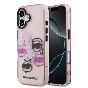 Karl Lagerfeld IML Multi K&CH Heads Ümbris iPhone 17 (roosa)