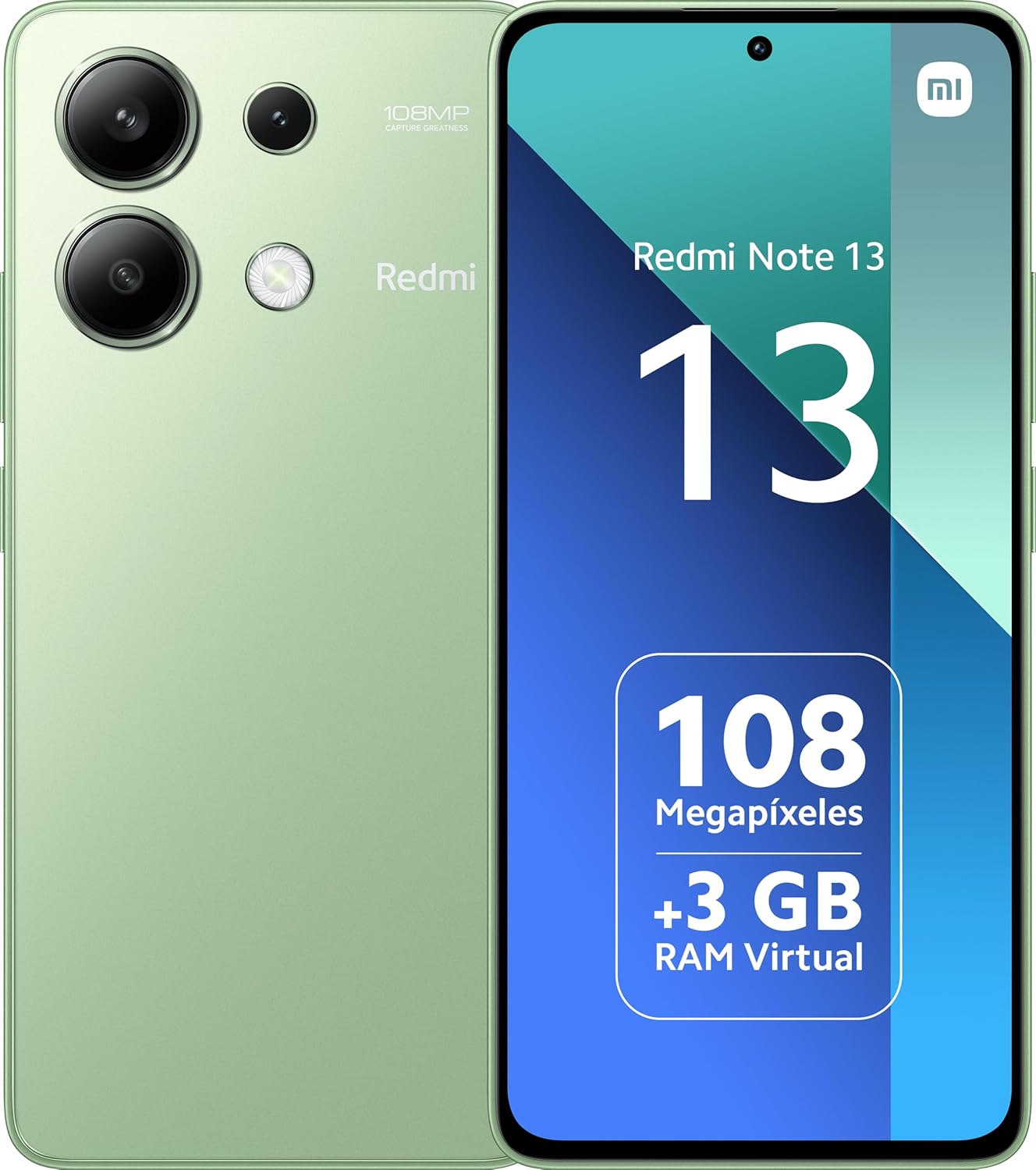 Telefon kasutatud Redmi Note 13 4G, 6/128, Grade B (roheline)