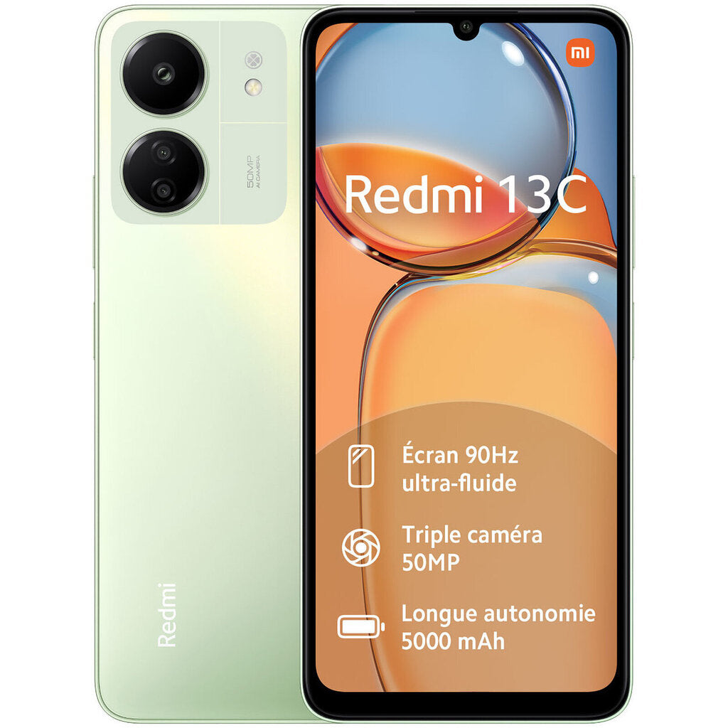 Telefon kasutatud Redmi 13C, 4/128Gb, Grade A (clover green)