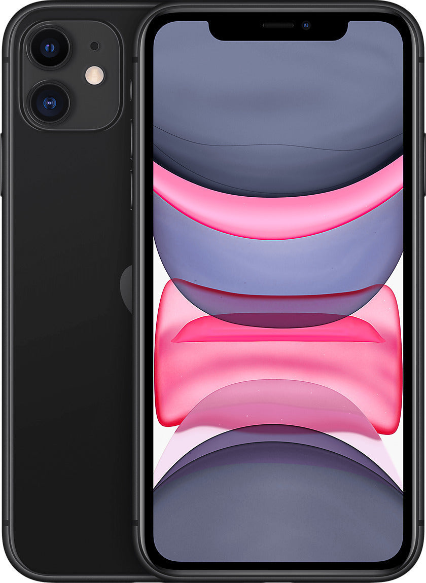Telefon kasutatud iPhone 11 64GB (must)