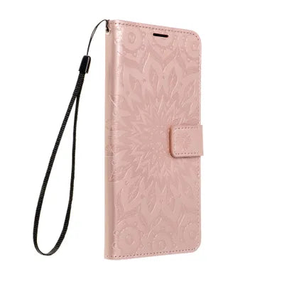 Ümbris kaanega Mezzo Book Xiaomi Redmi Note 15 5G (roosa kuldne)