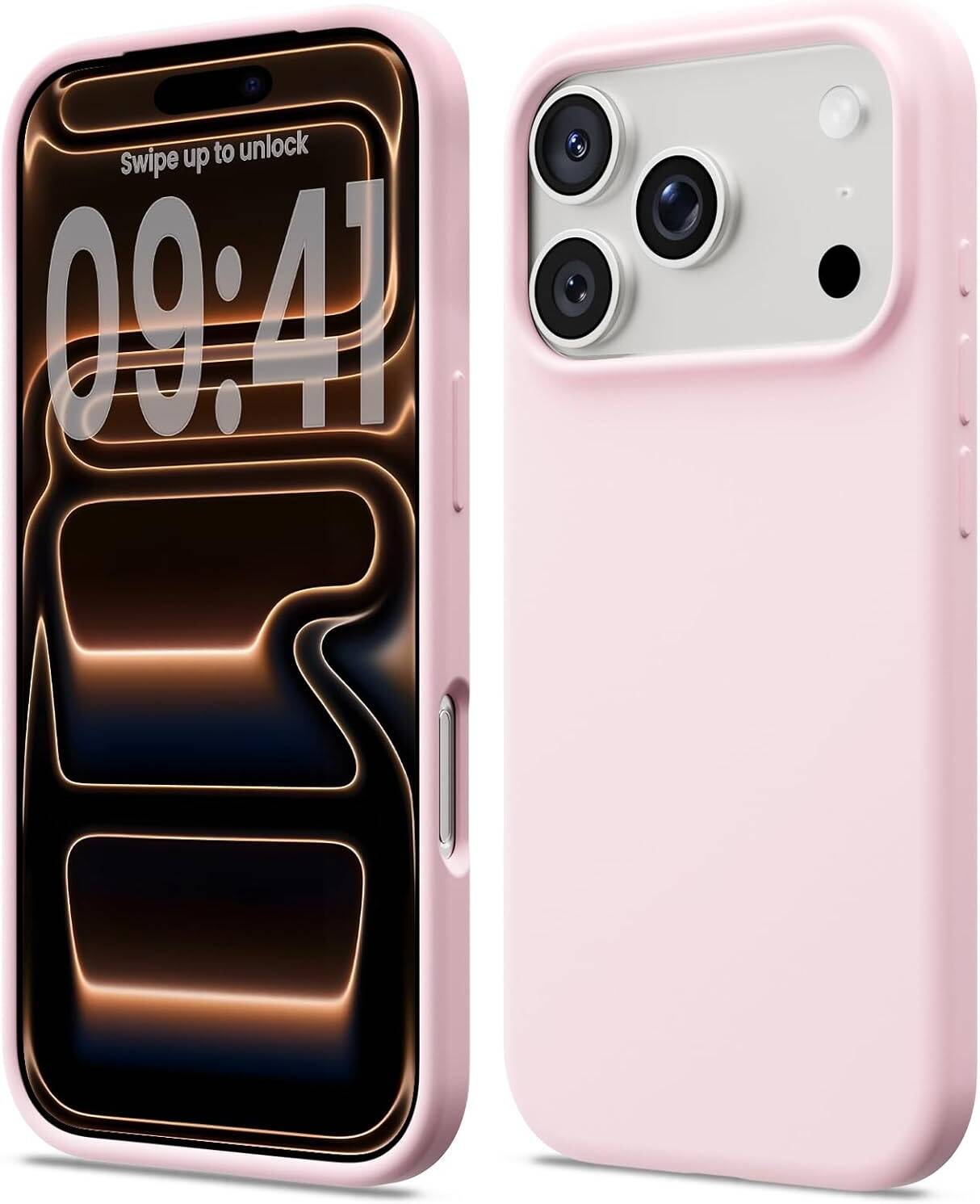 Silikoon Roar Cloud Skin iPhone 17 Pro Max (heleroosa)