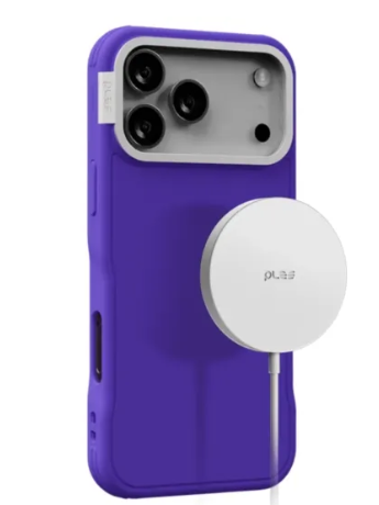Ümbris Ples Iphone 17 Pro Max Magnetic Pabl (tume lilla)