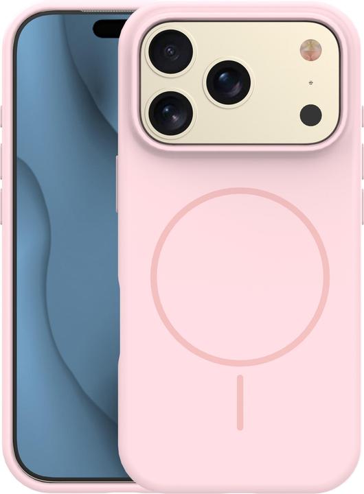 Ümbris Silicone Thin Mag Apple iPhone 17 Pro (heleroosa)