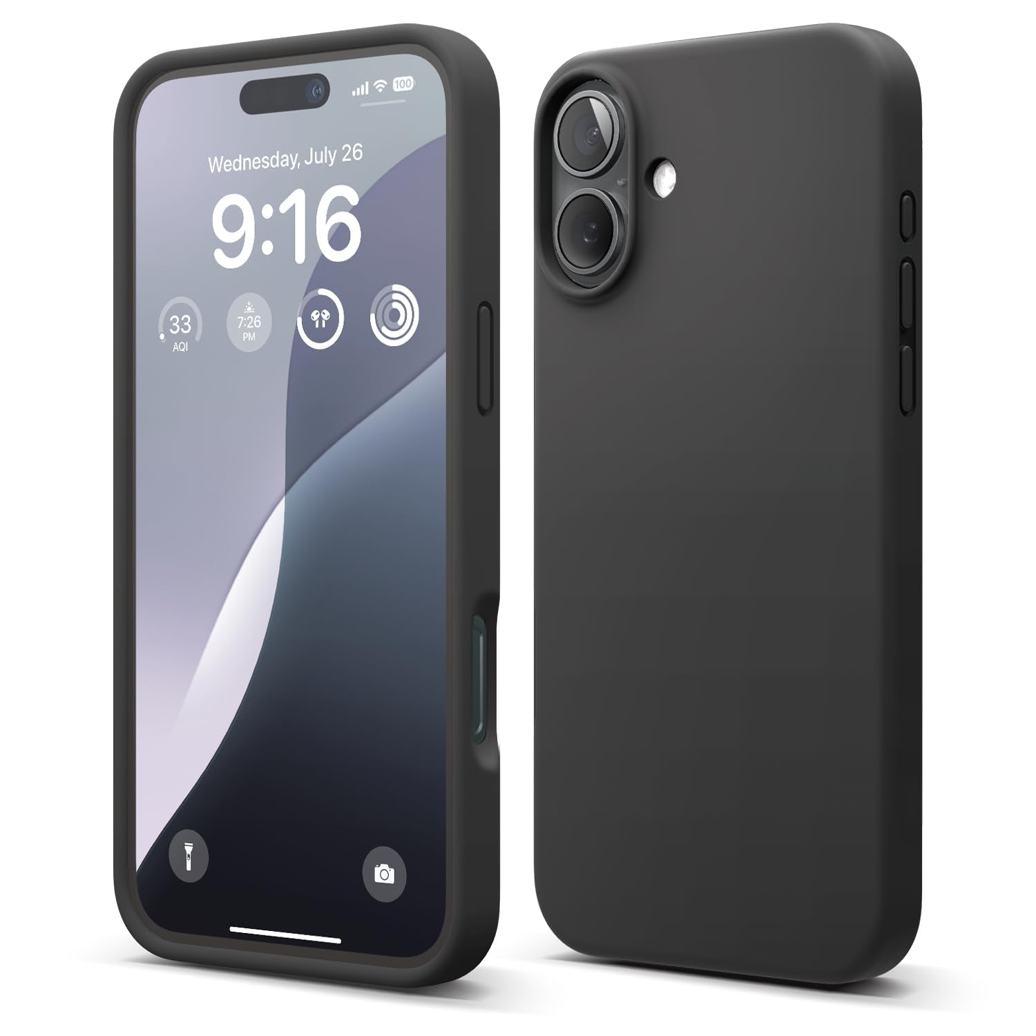 Silikoon Liquid Silicone 1.5mm Apple iPhone 16 Plus (must)