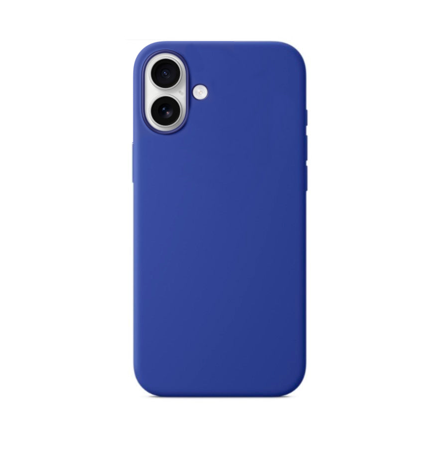 Mag Silicone ümbris iPhone 16 Plus (tumelilla)