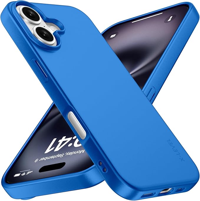 Silikoon X-Level Guardian iPhone 16 Plus (sinine)
