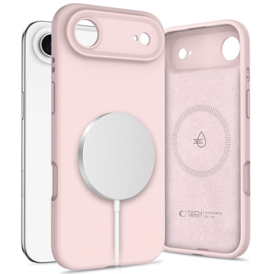 Ümbris Tech-Protect Silicone MagSafe iPhone 17 Air (roosa)