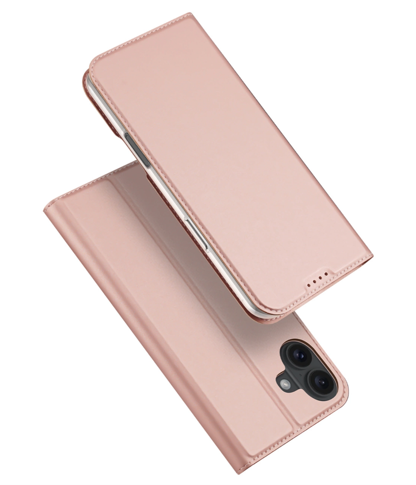 Ümbris kaanega Dux Ducis Skin Pro iPhone 16 (roosakuld)