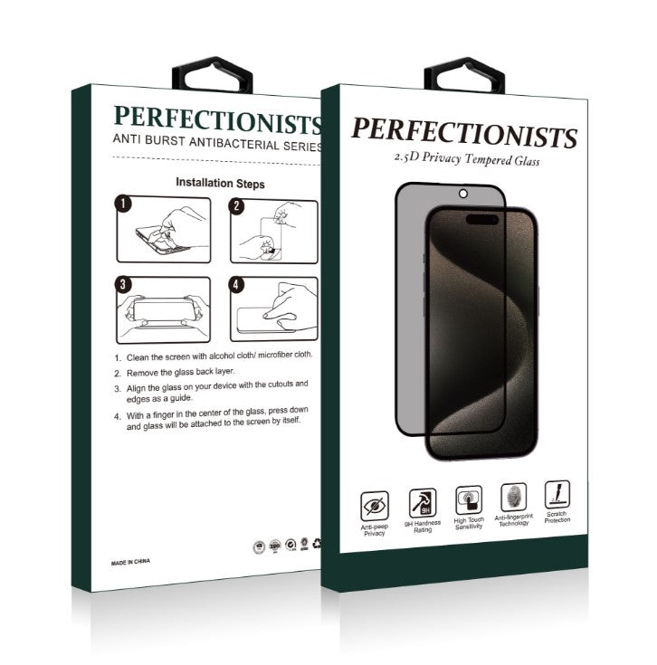 Kaitseklaas 2.5D Perfectionist Privacy Samsung S26 Plus (must)