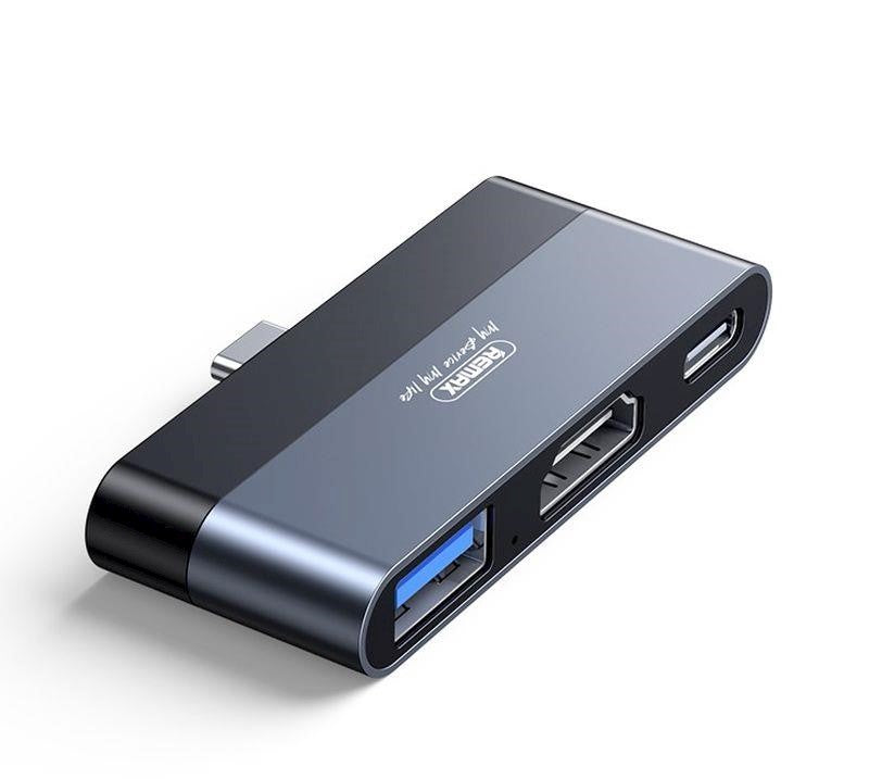 Multiport Adapter DIVIDER REMAX HDMI/USB/USB-C