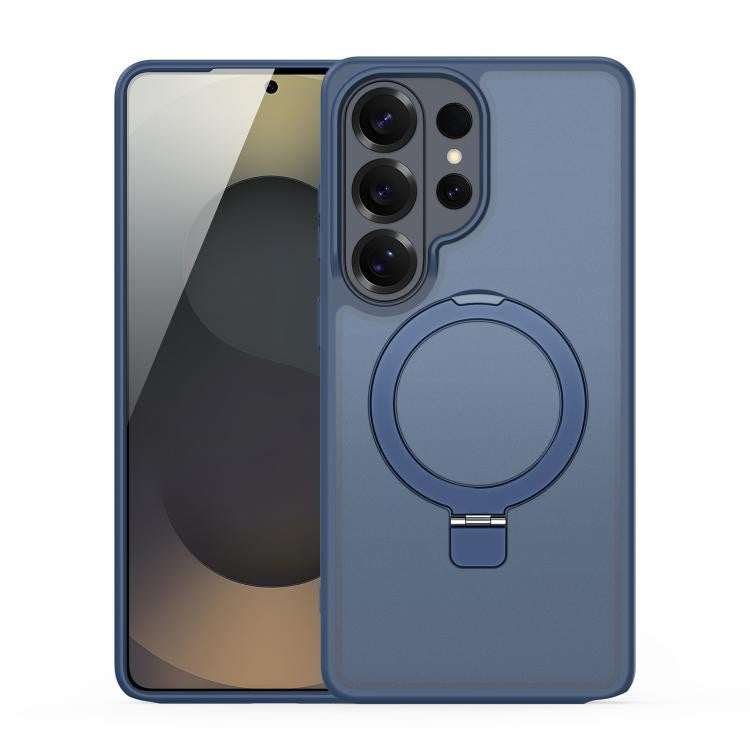 Ümbris Dux Ducis Yind Mag Ring Stand Samsung S26 Ultra (tumesinine)