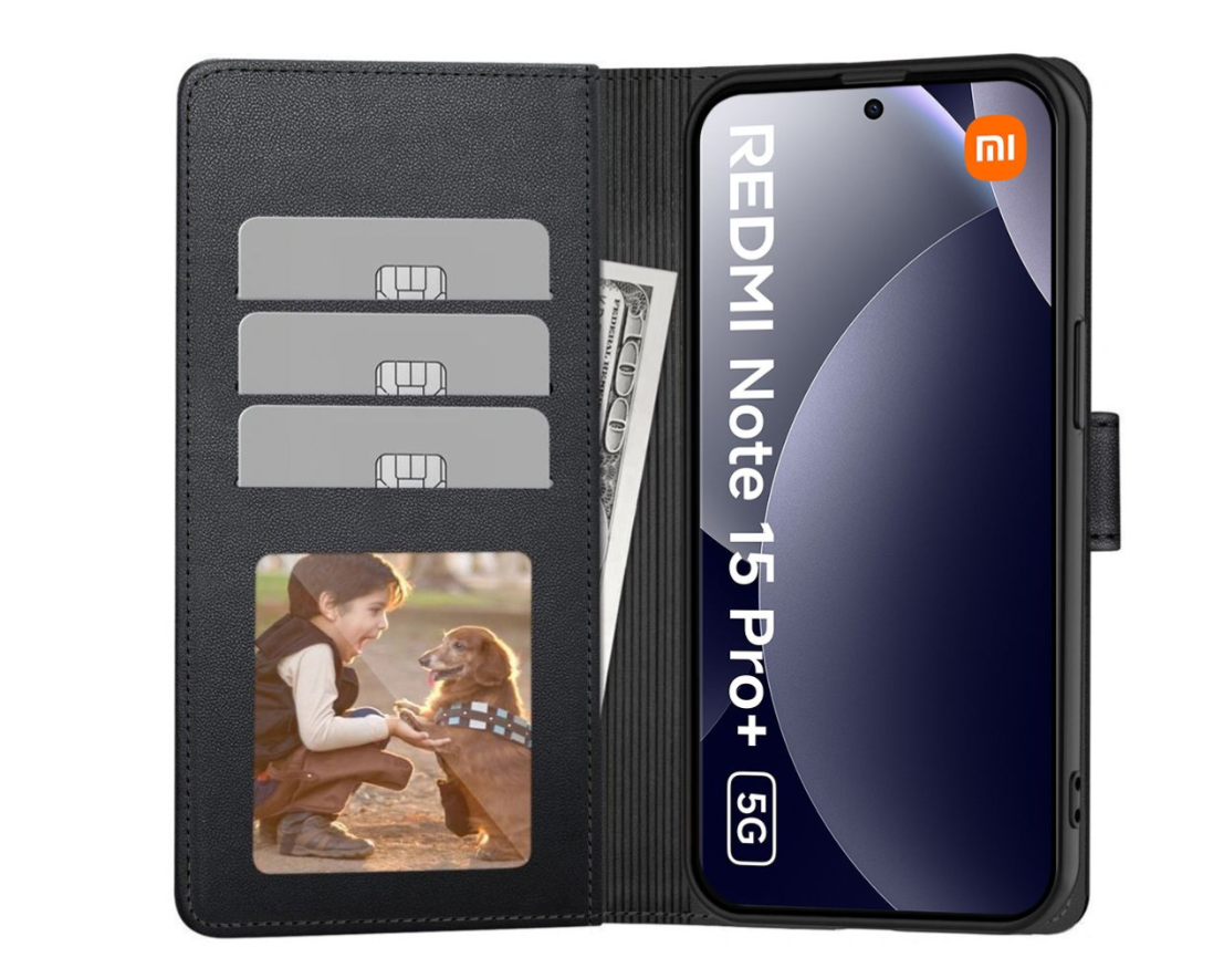 Ümbris Tech-Protect Wallet Xiaomi Redmi Note 15 Pro 5G (must)