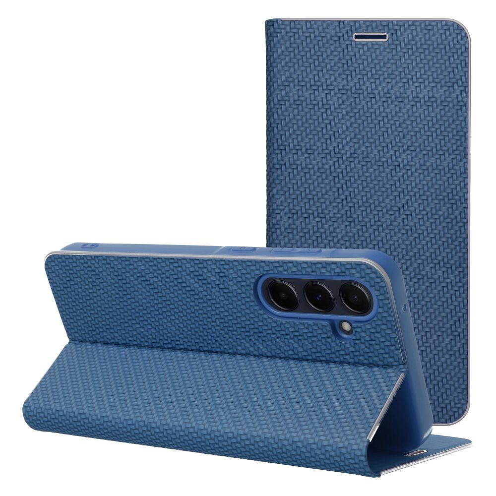 Ümbris LUNA Book Carbon Xiaomi Redmi Note 14 4G (sinine)