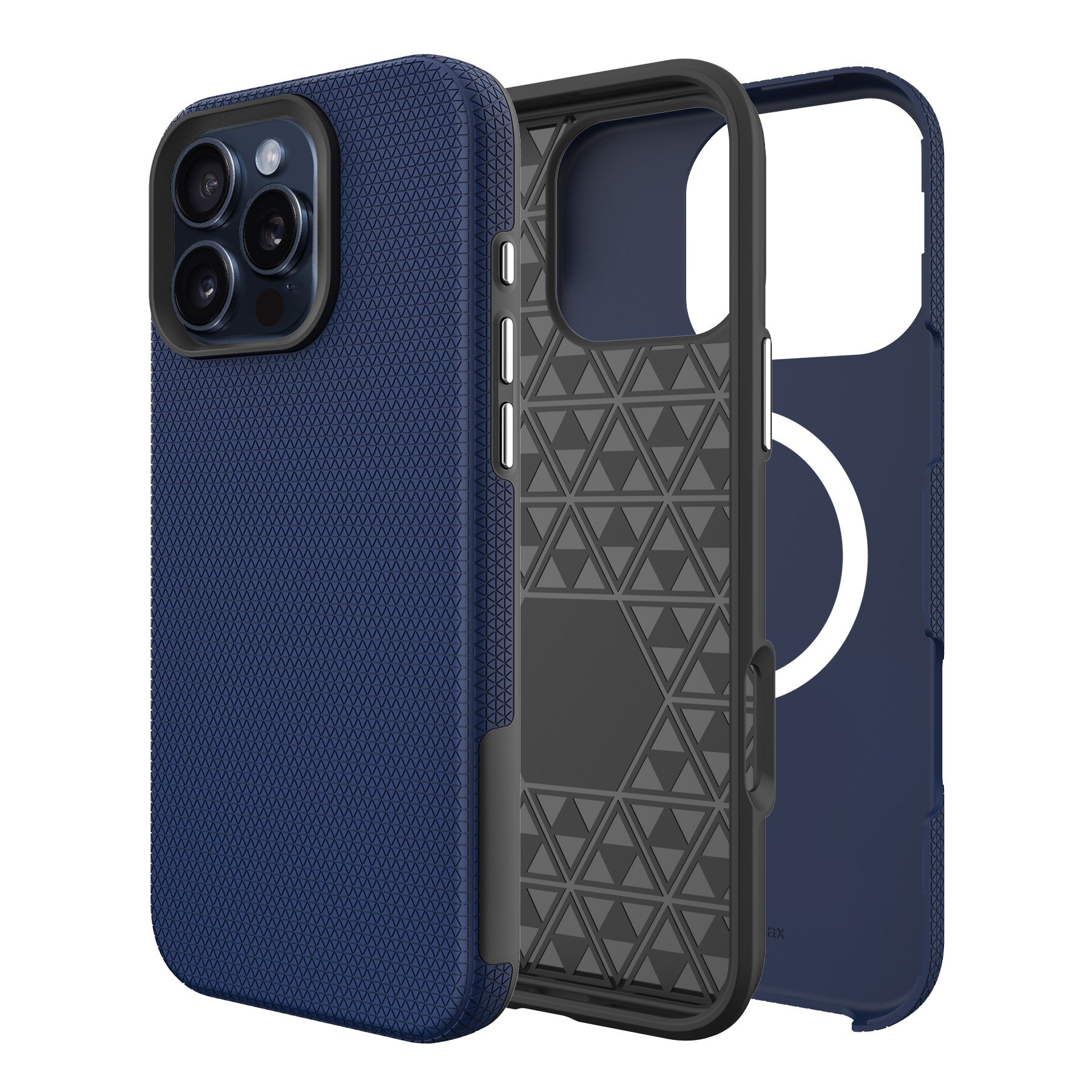 Ümbris Perfectionists Triangle Mag Case iPhone 14 Pro (tumesinine)
