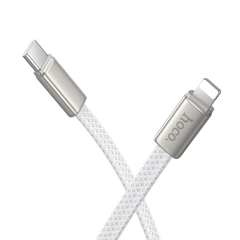 Juhe Hoco X125 30W USB-C to Lightning (1m / valge)
