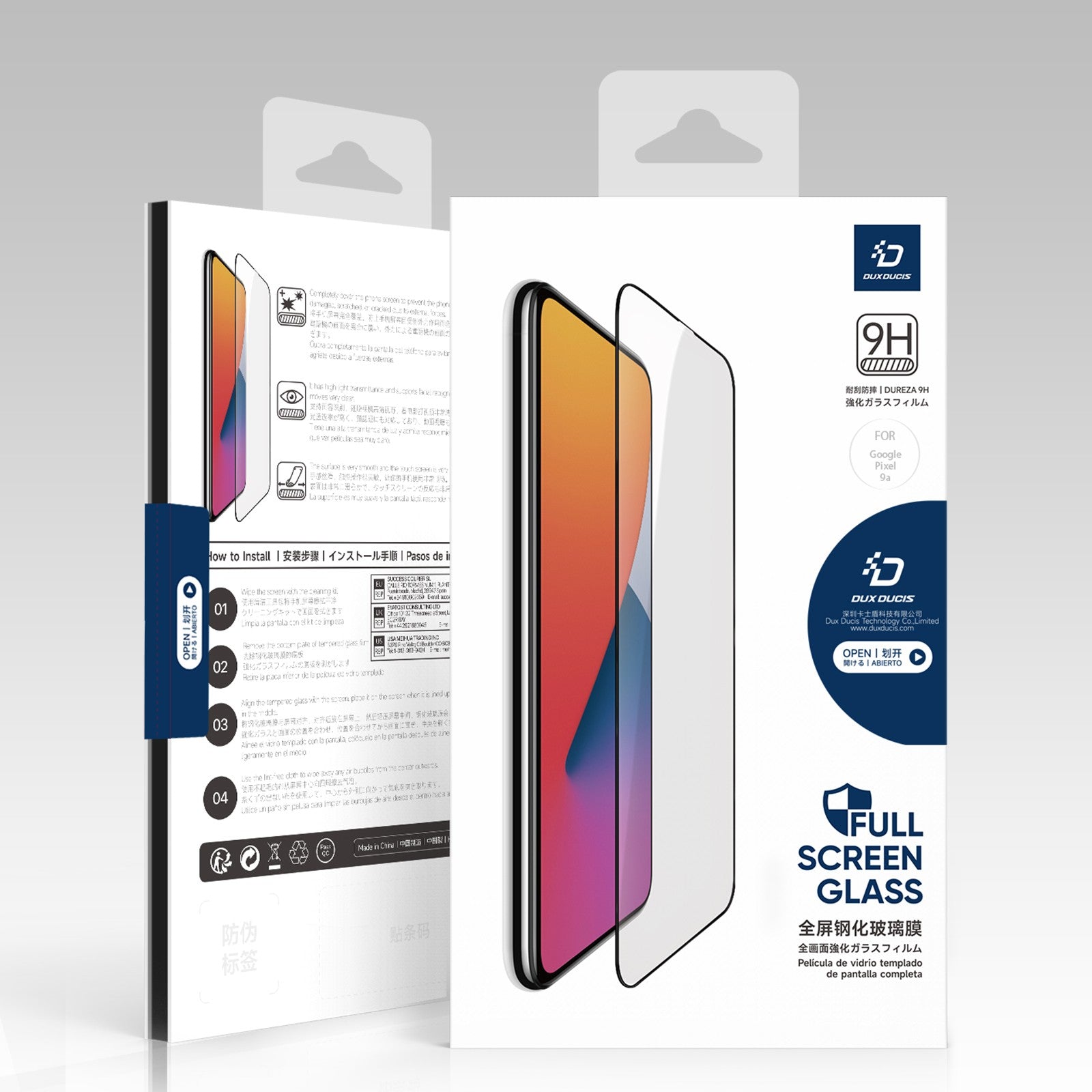 Kaitseklaas Dux Ducis 10D Google Pixel 9A (must)