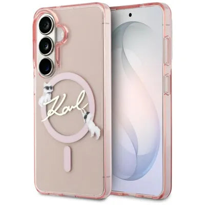 Karl Lagerfeld MagSafe Ümbris KLHMS26S5HKSCAP Samsung S26 (roosa)