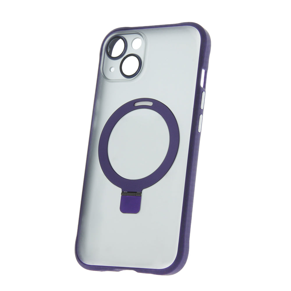 Ümbris Mag Ring Apple iPhone 12 Pro Max (tumelilla)