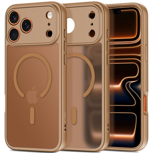 Ümbris Tech-Protect BasicMag MagSafe iPhone 17 Pro Max (pruun)