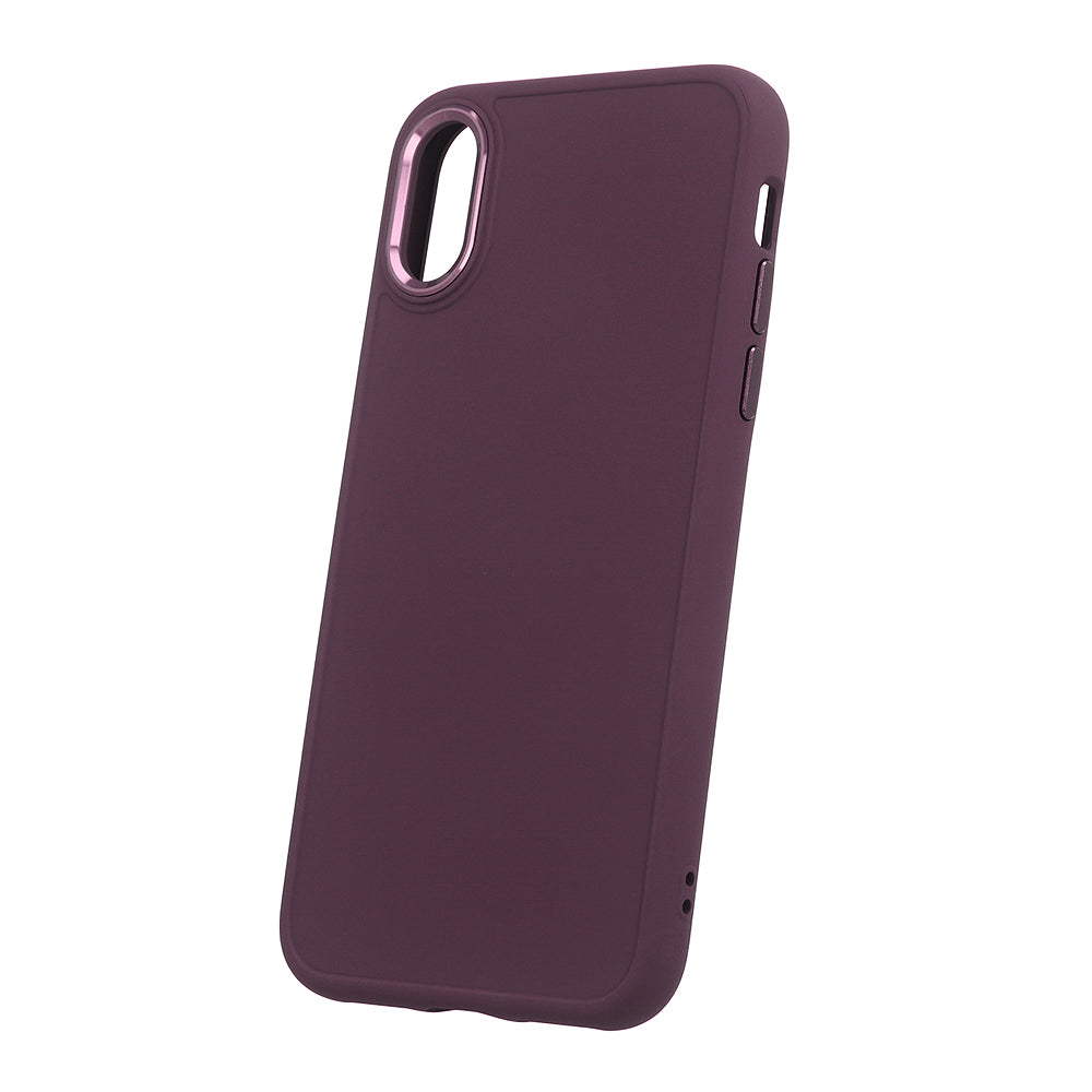 Ümbris Satin iPhone X/XS (viinamari)