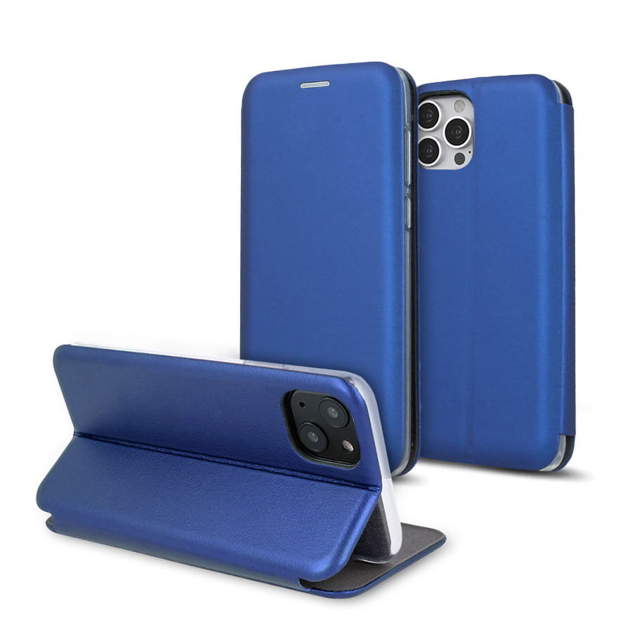 Ümbris kaanega Smart Diva iPhone 14 (sinine)
