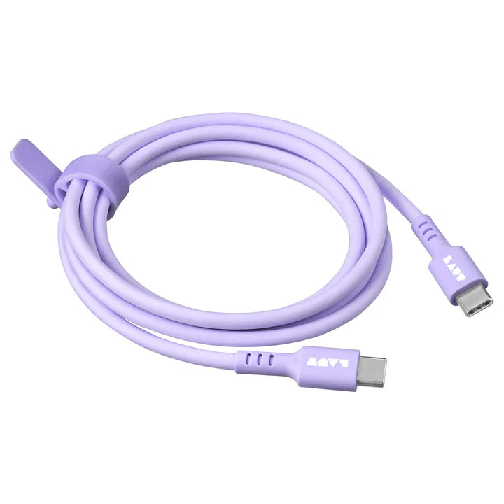 Juhe Setty Type-C to Type-C 1,5m (lilla)