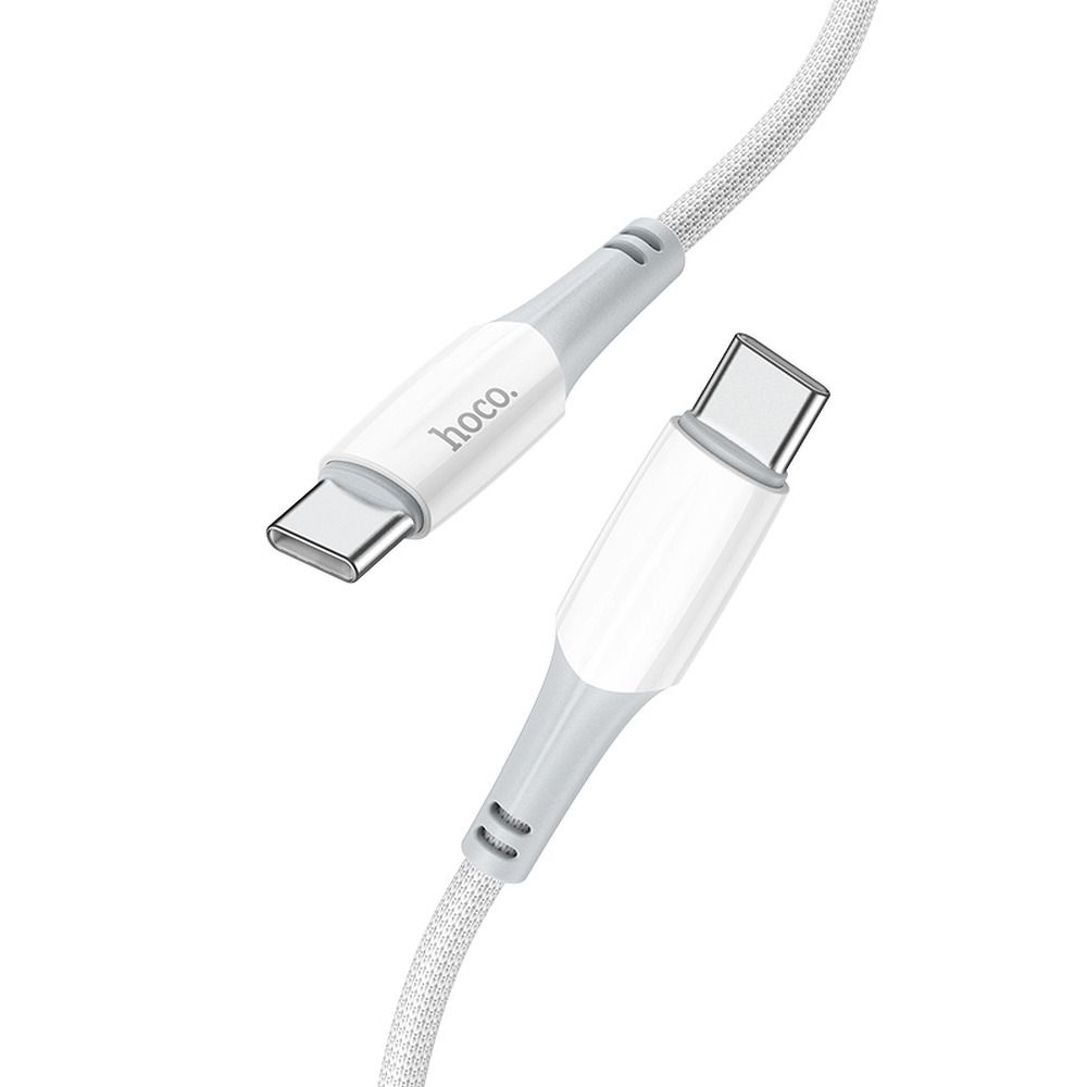 Juhe Hoco X70 60W USB-C to USB-C (1m / valge)
