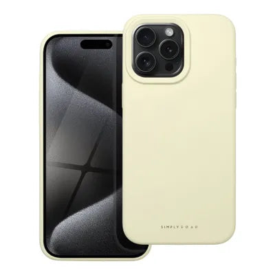Silikoon Roar Cloud Skin iPhone 15 Pro Max (kollane)