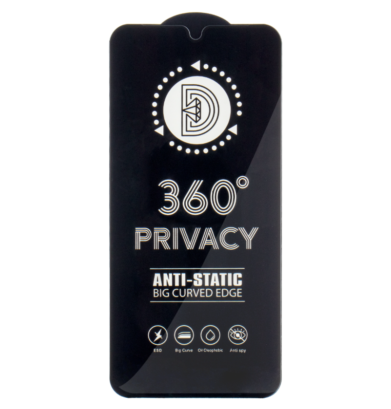 Kaitseklaas Full Glue 360 Privacy iPhone 14 Pro (must)