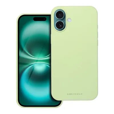 Silicone Mag ümbris iPhone 16 Plus (roheline)